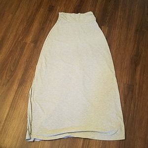 Grey maxi skirt